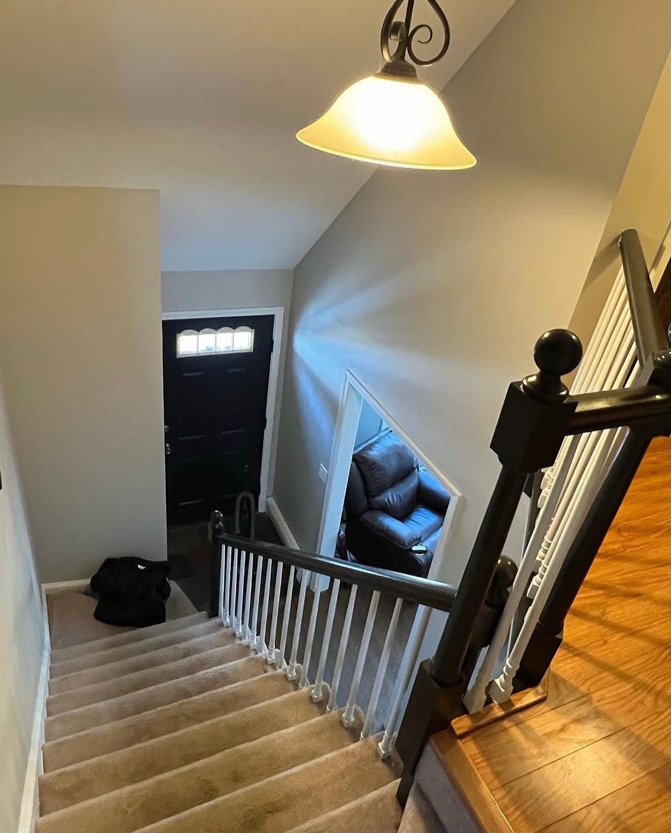 Interior hallway painting